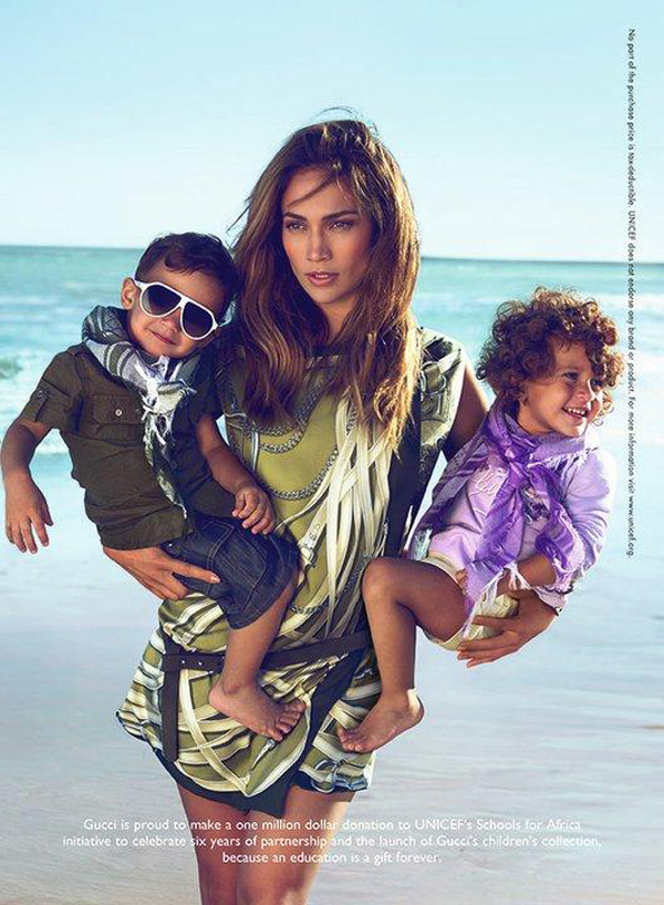 jennifer lopez kids gucci ad. Jennifer Lopez And Her Twins